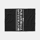 Ghost Hunting Paranormal Investigation Fleece Deken (Voorkant (Horizontaal))