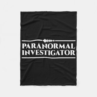 Ghost Hunting Paranormal Investigation Fleece Deken