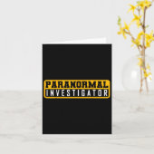 Ghost Hunting Paranormal Investigation Kaart (Gele Bloem)