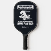 Ghost Hunting Paranormal Investigation Personalize Pickleball Paddle (Achterkant)