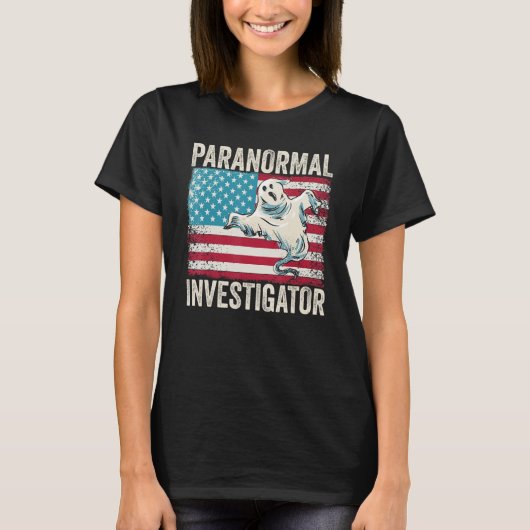 Ghost Hunting Paranormal Investigator 2 T-shirt (Voorkant)