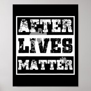 Ghost Hunting Paranormal Investigator Funny Ghost Poster