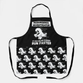 Ghost Hunting Paranormal Investigator werkt snelle Schort (Voorkant)