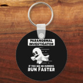 Ghost Hunting Paranormal Investigator werkt snelle Sleutelhanger (Voorkant)