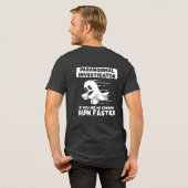Ghost Hunting Paranormal Investigator werkt snelle Tri-Blend Shirt (Voorkant)