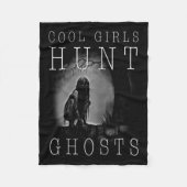Ghost Hunting Shirt Grappig Ghosthunter Meisje Par Fleece Deken (Voorkant)