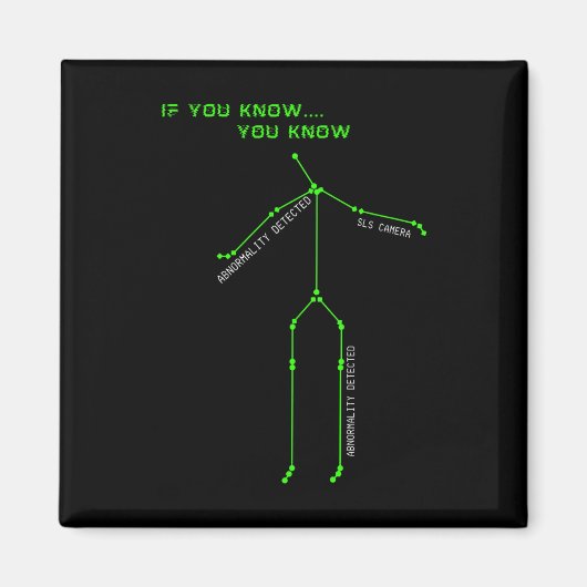 Ghost Hunting SLS Camera Stick Man Nieuwigheid Spo Magneet (Voorkant)