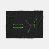 Ghost Hunting SLS Camera Stick Man Novelty Spooky Fleece Deken (Voorkant (Horizontaal))