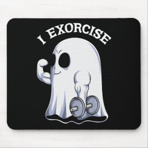 Ghost I Exorcize Fun Gym Oefening Workout Spooky H Muismat