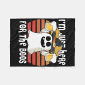 Ghost Ik ben hier alleen voor Boos1 Fleece Deken (Voorkant (Horizontaal))