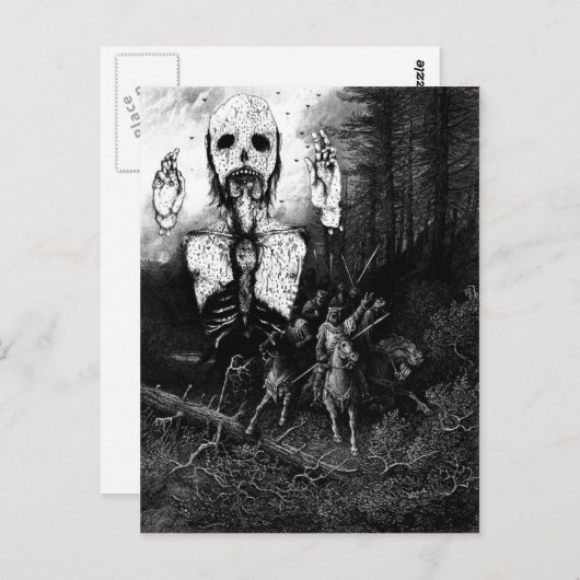 Ghost-illustratie Briefkaart (Voorkant / Achterkant)