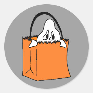 Ghost in Bag Stickers