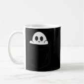 Ghost In Cket Halloween  Koffiemok (Links)