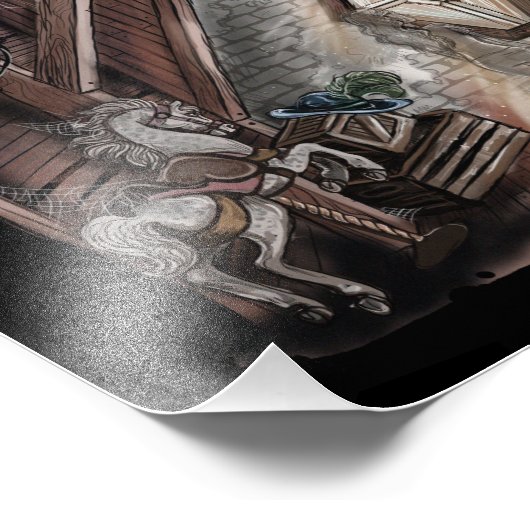 Ghost in de Attic Art Print Foto Afdruk (Hoek)