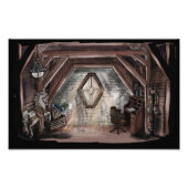 Ghost in de Attic Art Print Foto Afdruk (Voorkant)