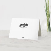 Ghost in de Attic Emily Dickenson Poem Kaart (Achterkant)