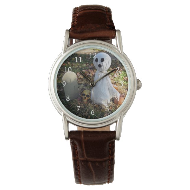 Ghost in de Graveyard Watch Horloge (Voorkant)