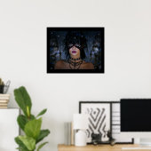 Ghost in de tuin poster (Thuiskantoor)