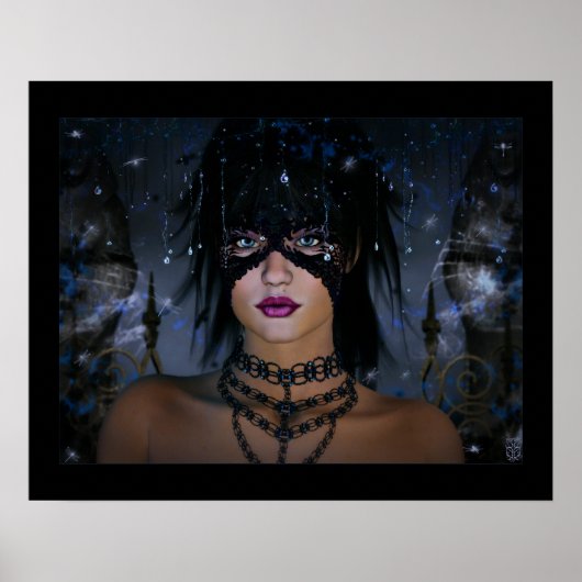 Ghost in de tuin poster (Voorkant)