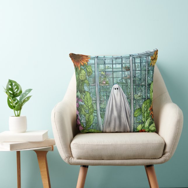 Ghost in Greenhouse Kussen (Stoel)