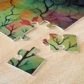 Ghost in het bos Fantasy Art Legpuzzel (Zijkant)