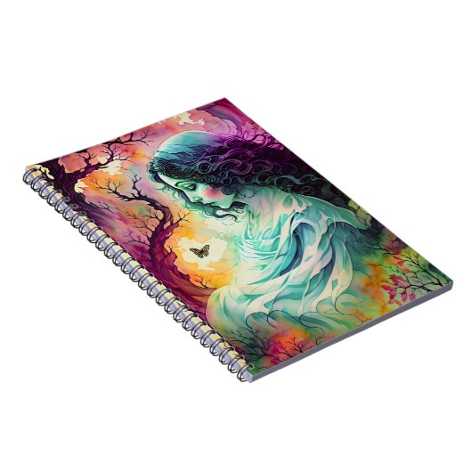 Ghost in het bos Fantasy Art Notitieboek (Rechterzijde)