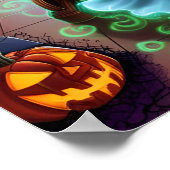 Ghost in orgel glas in lood poster (Hoek)