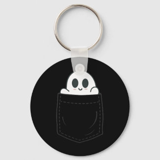 Ghost in Pocket Halloween Sleutelhanger