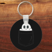 Ghost in Pocket Halloween Sleutelhanger (Voorkant)