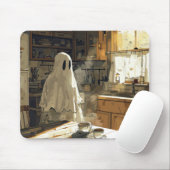 Ghost in the Kitchen voor koffie Muismat (Met muis)