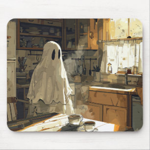 Ghost in the Kitchen voor koffie Muismat