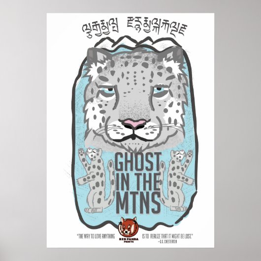 Ghost in the Mountains Poster (Voorkant)