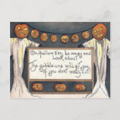 Ghost Jack O Lantaarn Pompoen vogelverschrikker Briefkaart (Voorkant)