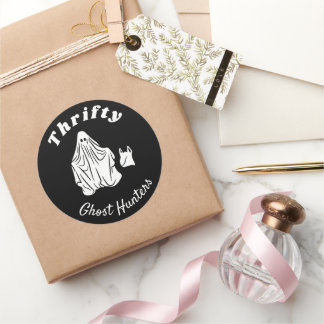 Ghost-jagers met geweer - Stickers rond