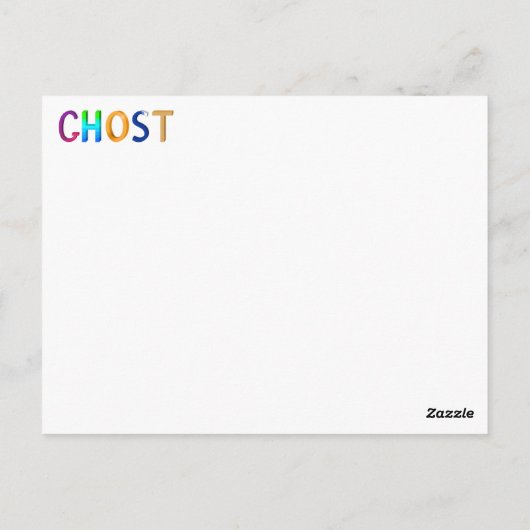 Ghost Kaart (Achterkant)
