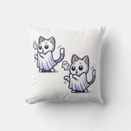 Ghost Kat Halloween kostuum Kussen