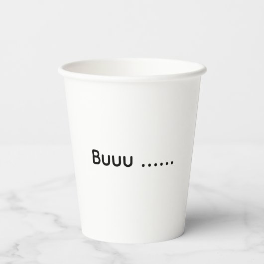 Ghost Kat Halloween kostuum Papieren Bekers (Achterkant)