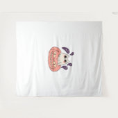 Ghost Kat in een pompoen Classic T-Shirt Wandkleed (Voorkant (horizontaal))