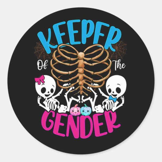 Ghost Keeper of the Gender onthult HAL Ronde Sticker (Voorkant)