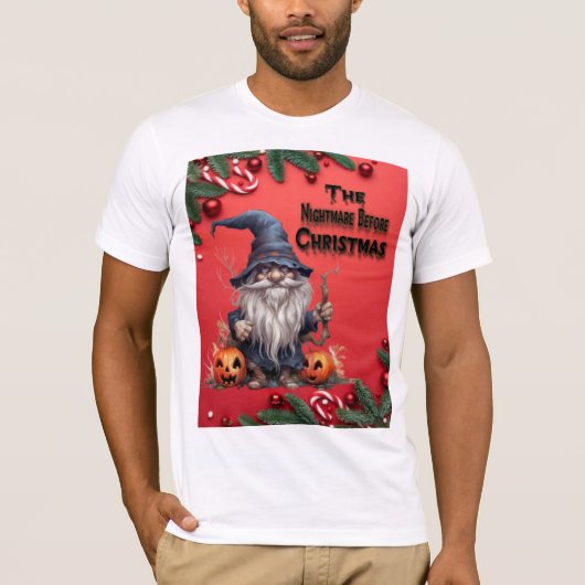 Ghost kerst gnoom 2023 t-shirt (Voorkant)