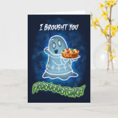 GHOST KERSTCADEAUS (mat) - Jeff Willis Art Kaart (Gele Bloem)