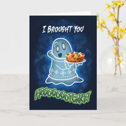 GHOST KERSTCADEAUS (mat) - Jeff Willis Art Kaart (Gele Bloem)