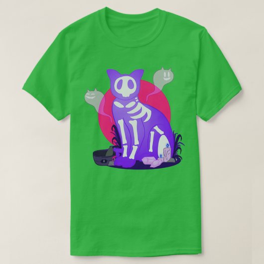 Ghost Kitten T-shirt (Design voorkant)