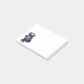 Ghost Kitty Cat Post-It Notes (Schuin)