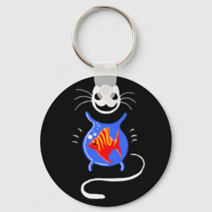 Ghost Kitty Cat Sleutelhanger
