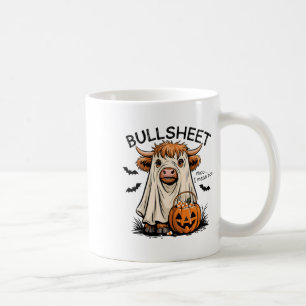 Ghost Koe Funny Halloween Spooky Moo Animal Costum Koffiemok