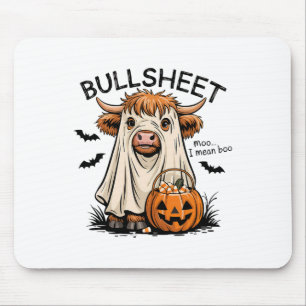 Ghost Koe Funny Halloween Spooky Moo Animal Costum Muismat