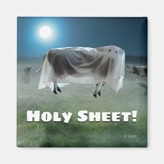 Ghost-Koe Magneet (Voorkant)