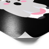 Ghost Koe Moo I Mean Boo Halloween Gift Foto Afdruk (Hoek)