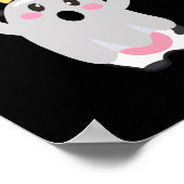 Ghost Koe Moo I Mean Boo Halloween Gift Poster (Hoek)